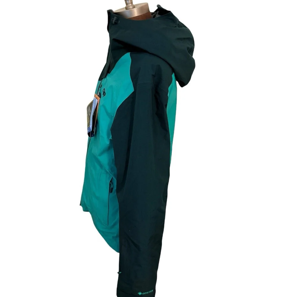 Outdoor Research Aqua and Black Ski Jacket - Picture 2 of 16